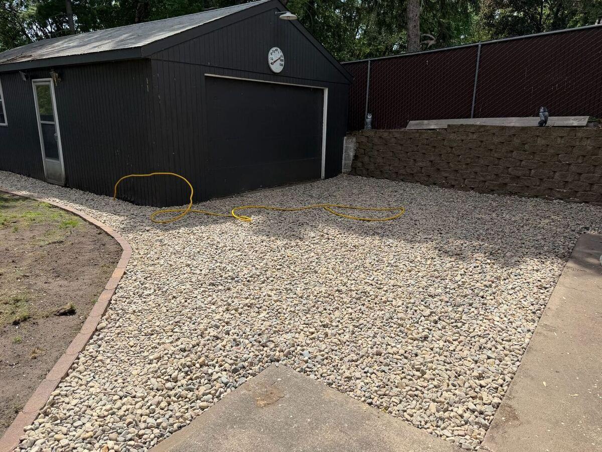 Gravel Patio Area