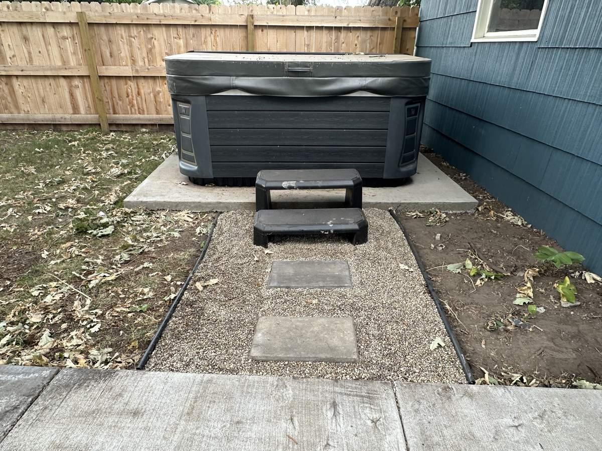 Hot Tub Pad & Pathway