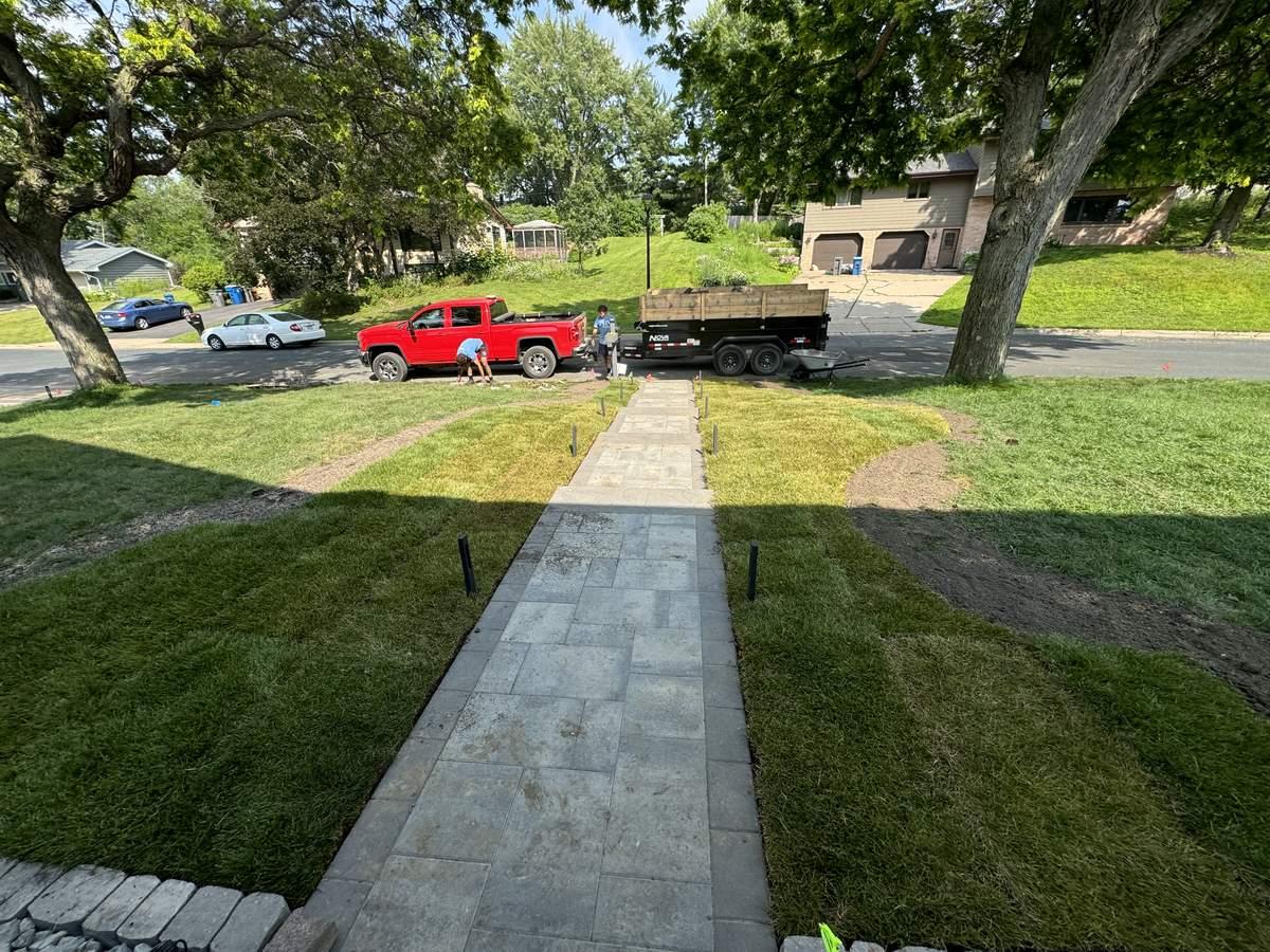 Sod & Walkway